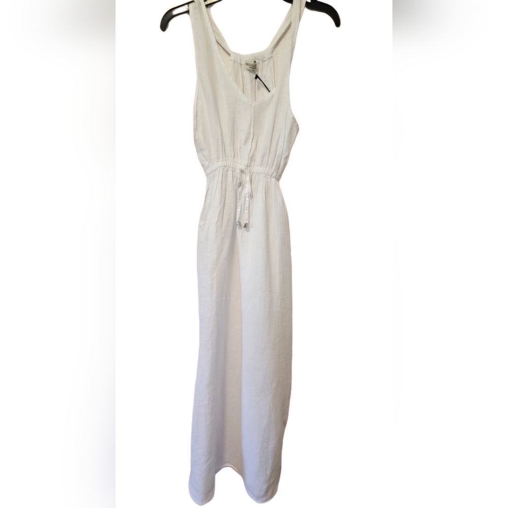 Terzo Millennio White Italian Made Maxi Dress Women's Size Large